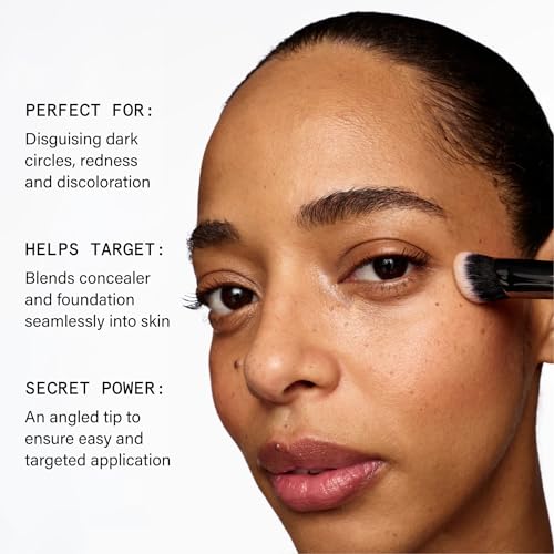 Beauty Pie Pro Angled Concealer Brush, Contour, perfect and cover with the ultimate angled concealer brush, From one of the world's leading labs, Professional luxury quality, Vegan