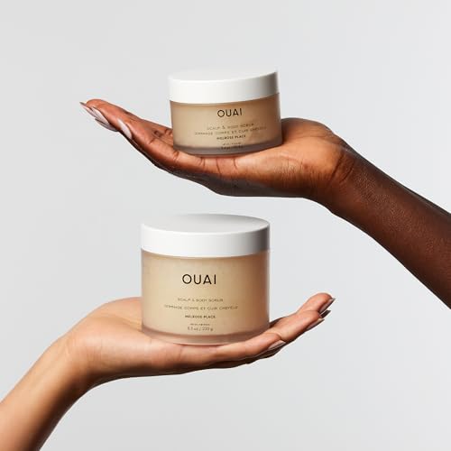 OUAI Melrose Place Scalp & Body Scrub – Exfoliating Sugar Scrub 3.4 Oz