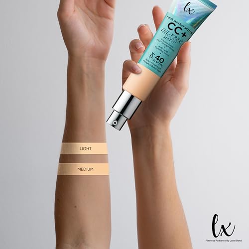 LX Blend CC+ Cream Oil Free Matte (Medium) Anti Aging Foundation-SPF 40