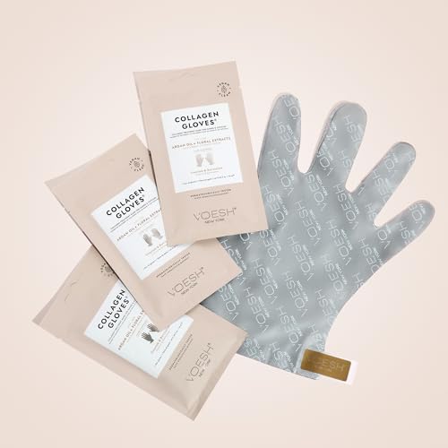 VOESH Vegan Collagen Hand Mask Gloves for Dry Hands & Spa Manicures