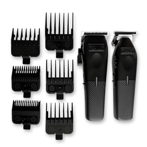 TPOB Mini Play Professional Hair Clippers Black Set - Cordless, Dual Speed, Quiet, Professional Grooming