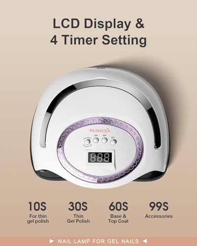 66 LED UV Nail Lamp with Smart Sensor & 4 Timers