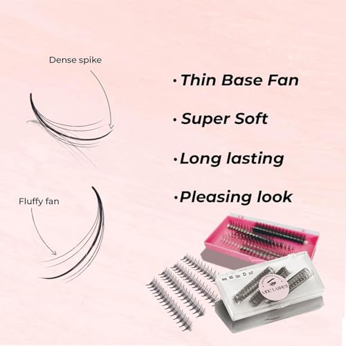 Premade Volume Eyelash Fans 7D 0.07 CC Curl 12mm