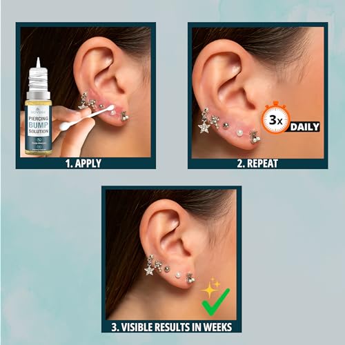 Piercing Aftercare Solution with Tea Tree Oil | 20ml Keloid Reduction Formula