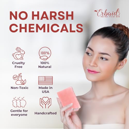 Calamine Soap Bar ? All Natural Instant Itch Relief ? Calming Calamine Soap for Itchy Skin, Insect Bite, Eczema, Poison Ivy Rash, Chicken Pox ? Pure Anti-Itch Body Wash Made in USA ? Large 5oz Bar