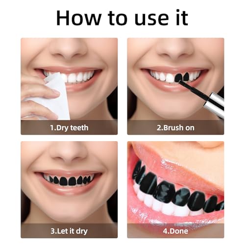 Black Tooth Paint Makeup for Cosplay & Halloween FX