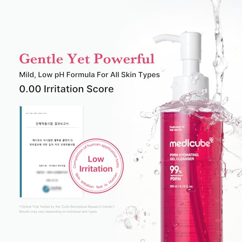 Medicube PDRN Jelly to Foam Facial Cleanser - Hydrating Low pH Skin Care