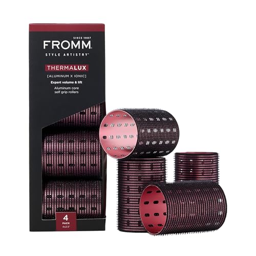 Fromm Thermalux 2.5" Aluminum Hair Rollers, 4-Pack