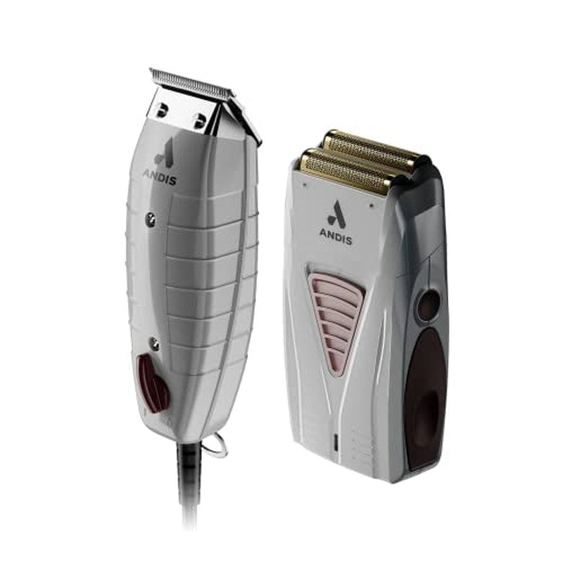Andis Finishing Combo T-Outliner Trimmer & Pro Foil Shaver Kit