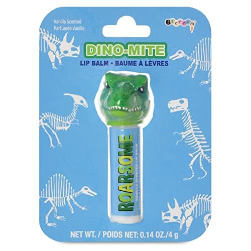 iscream Dino-Mite Dinosaur Head Shaped Vanilla Scented Lip Balm