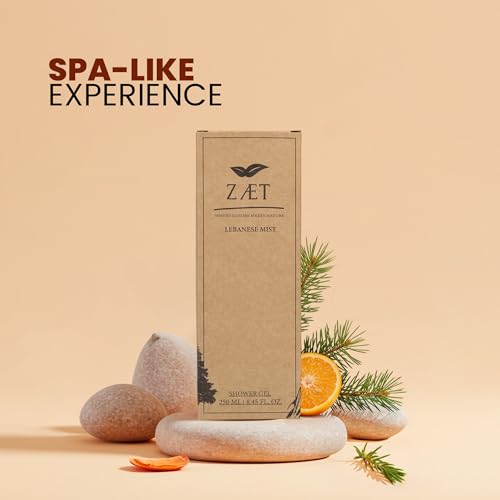 250ml Lebanese Mist Shower Gel ? Rejuvenating Body Wash for Women & Men, Deep Cleansing Hydrating Shower Gel for Dry Skin and Other Skin Types ? Luxury Beauty Daily Body Cleanser