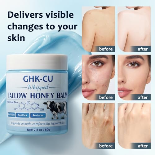 GHK-Cu Copper Peptides Whipped Tallow Balm 2.8oz