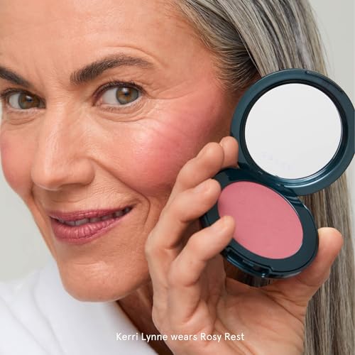 SOSHE Beauty - Blurring Pillow Blush Refill | Featherlight, Cushiony, Cream to Powder Formula | Squalane, Cucumber Seed Extract, Ashwagandha Root | Vegan, Clean, Cruelty-Free (Rosy Rest, Dusty Pink)