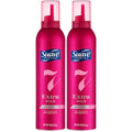 Suave Extra Hold Mousse for Curly Hair, Wavy, All Hair Types, Moisturizing & Nourishing, Foam, Scented 9 oz (Pack of 2)