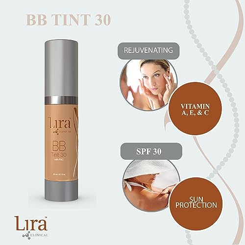 Lira Clinical BB Cream SPF 30 - Full Coverage Tinted for Medium Skin