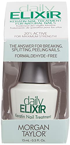 Morgan Taylor Daily Elixir Keratin Nail Treatment, 15mL