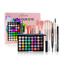 Eye Makeup Kit for Women with 40 Color Palette & Brushes