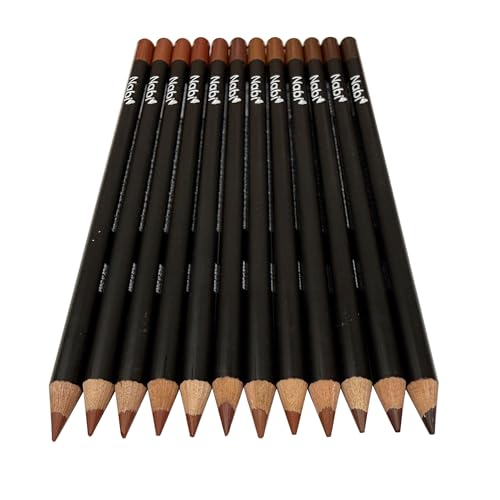 Nabi Lip Liner Pencil Set 12 Brown Shades