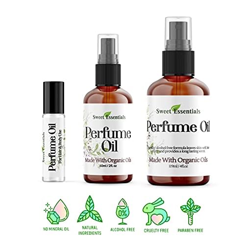 Sweet Essentials Irish Spring Type | Fragrance/Perfume Oil | 2oz Made with Organic Oils - Spray on Perfume Oil - Alcohol & Preservative Free