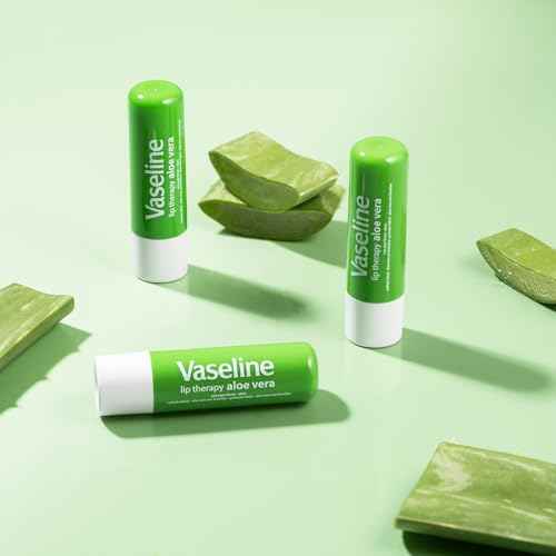 Vaseline Lip Therapy Aloe Fresh 8-Pack ? Moisturizing Lip Balm for Very Dry Lips, 0.16 Oz Ea