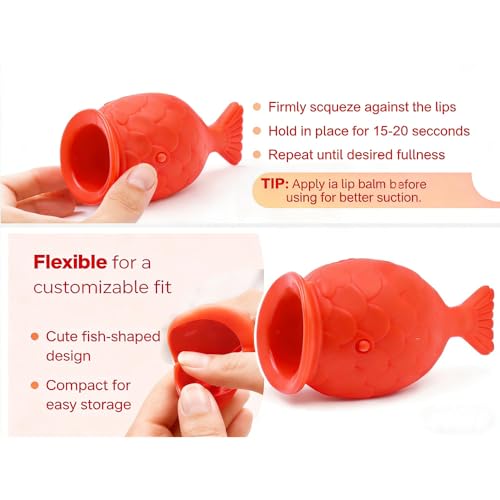 Soft Silicone Lip Plumper - Natural Fuller Lips Pump Tool