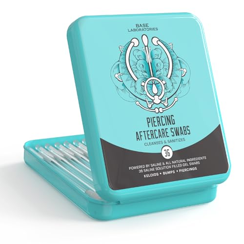 Piercing Aftercare Gel Swabs for Keloid Bump Treatment - 36 Pack