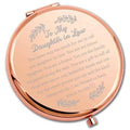 PLITI Daughter in Law Compact Mirror from Mother in Law Father in Law to My Daughter in Law Wedding Pocket Mirror (Daughter in Law CMrg)