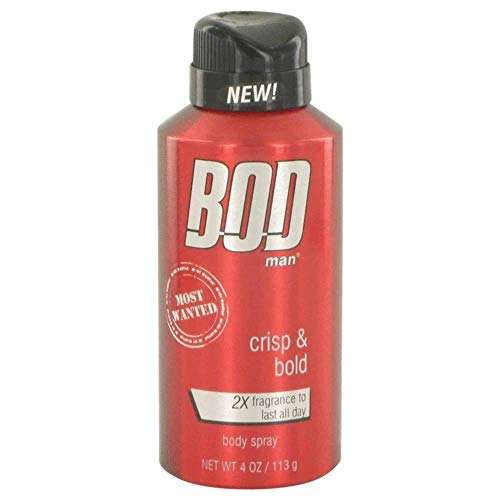 BOD Man Most Wanted Fragrance Body Spray, 8 fl oz