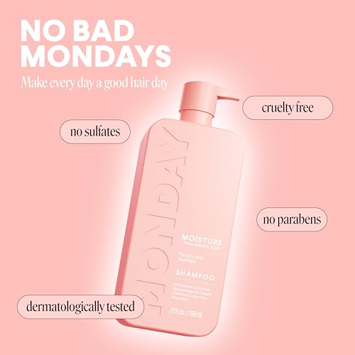 MONDAY HAIRCARE MOISTURE Shampoo with Hyaluronic Acid & Shea Butter for Dry & Dull Hair 798 mL