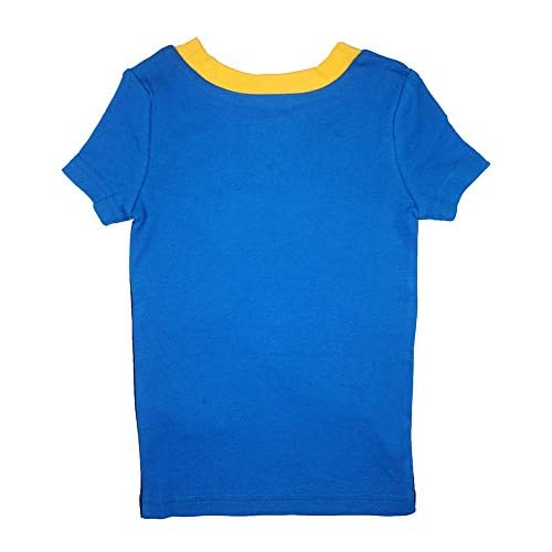 Sonic The Hedgehog Boys' 4 Piece Cotton Pajama Set