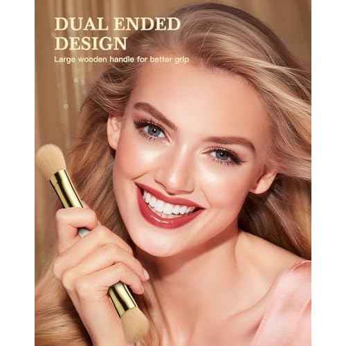 Makeup Brushes Set Professional BESTOPE PRO,Double Ended Foundation Concealer Blush Eyeshadow Contour Eyeliner Face Makeup Brush Set,Blending Brush For Makeup With Case Travel