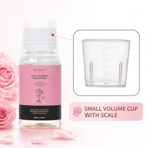 ACTROL Lash Shampoo Concentrate - 60ml Refill Makes 12 Bottles