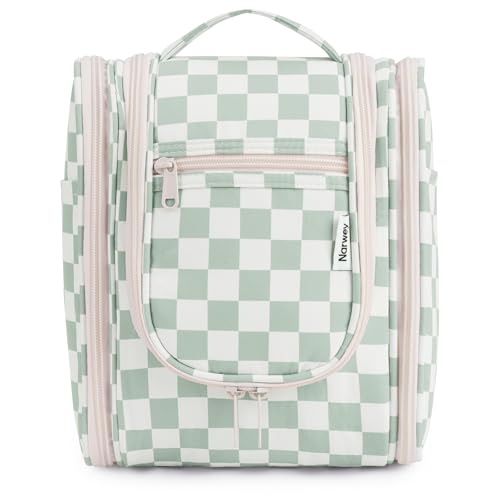 Narwey Hanging Travel Toiletry Bag - Mint Green Organizer