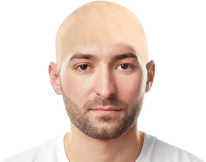 Iceyyyy 6 Piece Latex Bald Cap Set for Adults - Costume