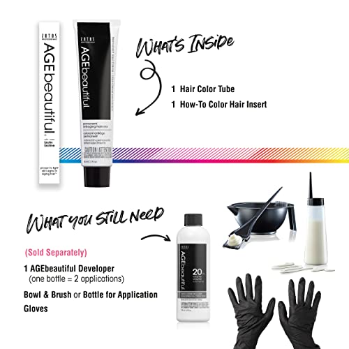 AGE Beautiful Permanent Hair Color with Biotin Anti-Aging Formula