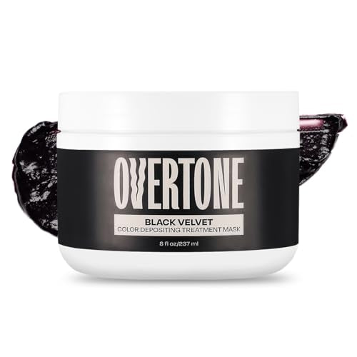 oVertone Black Velvet Color Depositing Hair Mask, 8 oz