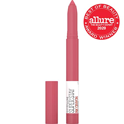 Maybelline Super Stay Ink Crayon Matte Lipstick, 8-Hour Wear