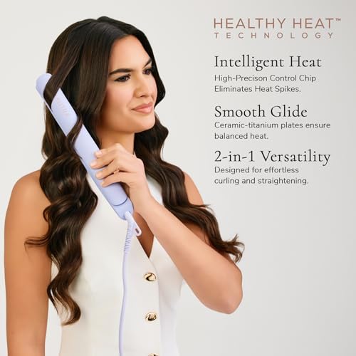 SUTRA Ultra Violet Intelligent Styler | 3-in-1 Hair Straightener & Curler