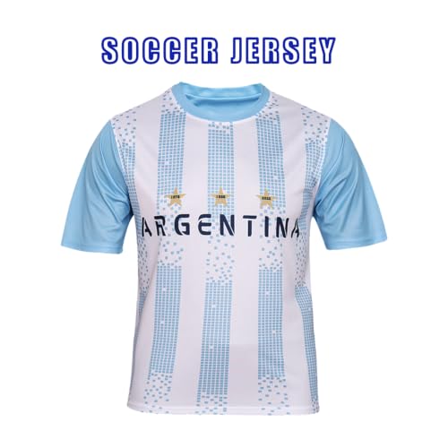Argentina Brazil Football Sport Fan T-Shirt for Men Women