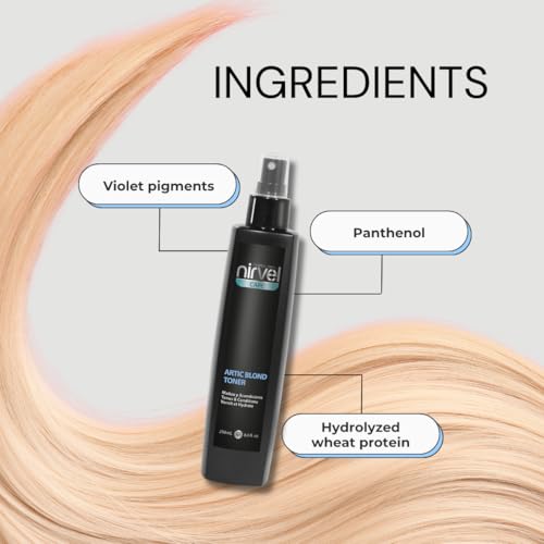 Nirvel Artic Blond Leave-In Toner – Anti-Yellow Violet