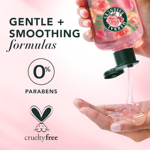 Herbal Essences Rose Hips Smooth Hair Care Set - Shampoo, Conditioner, Fragrance Mist