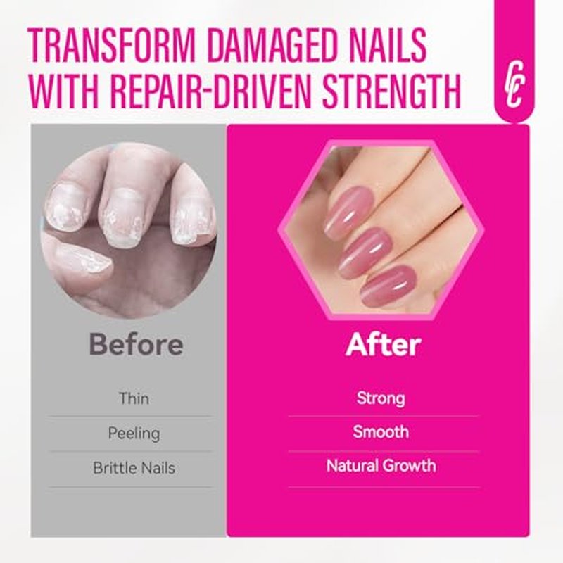8-in-1 Nail Hardener & Growth Strengthener - Dusty Rose 15ml