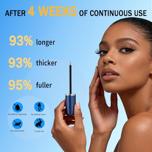 Eyelash Growth Serum - Natural Vegan Formula for Longer Lashes