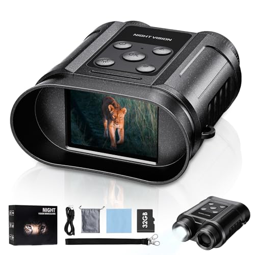 Night Vision Binoculars with 32GB Card, Photo/Video