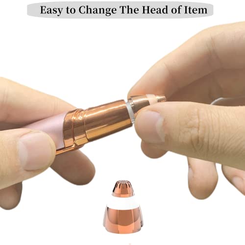 Eyebrow Hair Remover Replacement Heads - Waterproof Gold-Plated Facial Grooming