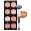 Joyeee 8-Color Cream Contour Palette with Brush Set