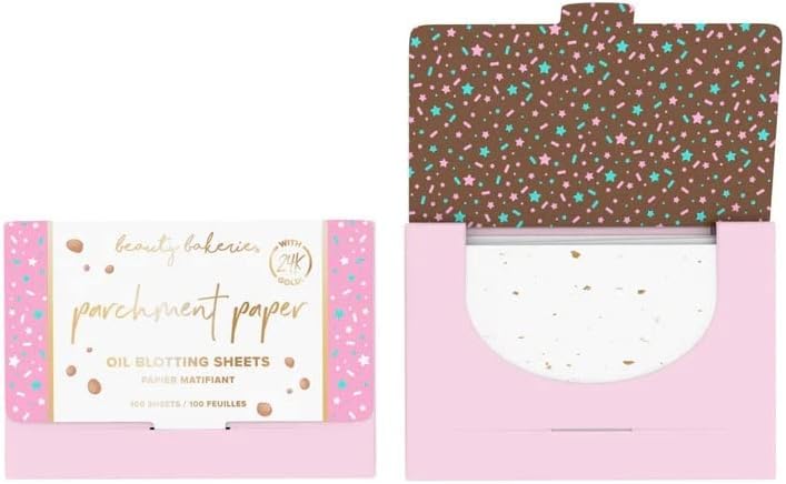 Beauty Bakerie Oil Blotting Sheets for Face, 100 Sheets
