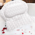 Bath Pillow for Tub with 3D Mesh & Suction Cups