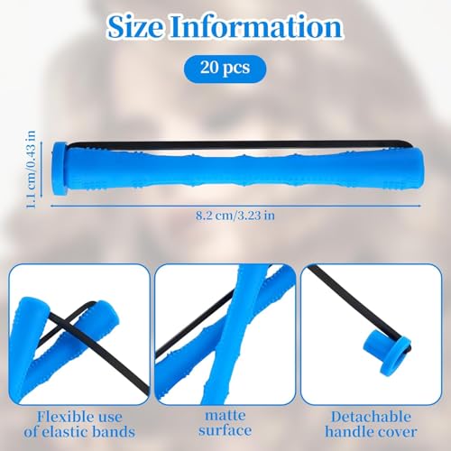 20 Pcs Hair Perm Rods Set - Small Curling Rollers for Short & Long Hair