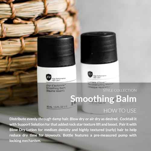 Number 4 Smoothing Hair Balm. Hair Styling Product for Flexible Hold. Anti-Frizz, Rehapes for Soft, Touchable Finish, 1.5 oz